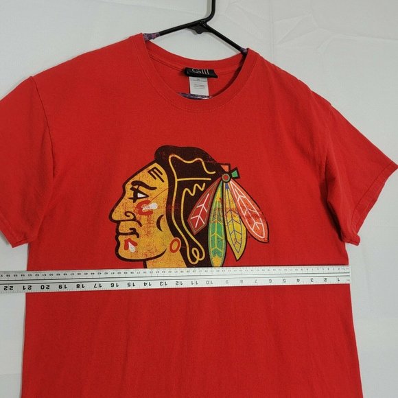GILL Sports By Carl Banks T-Shirt NHL Chicago Blackhawks - Picture 5 of 12